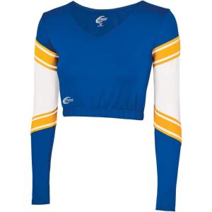 imagechass Womens Performance Blaze BodylinerRoyalWhiteYl Gold