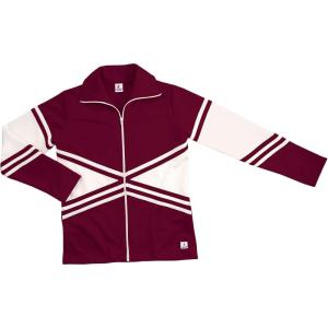 imagechass Double Knit XStyle WarmUp Jacket  Youth Girls SizesMaroon