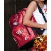 imagechass Girls Glitter Cheerleading Backpack BlackRed