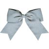 imagechass Jumbo Hair BowMETALLIC SILVER