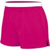 imagechass Practice Knit Cheerleading Shorts Features Elastic WaistbandFuchsia