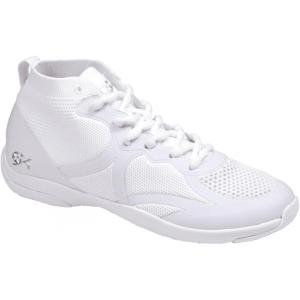 imageGK AllStar Cheer HiFlyer MidTop Shoe  Flexible Performance Cheerleading Sneaker  Womens SizesWhite