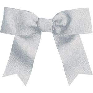 imageSolid Color Cheer Hair BowMETALIC SILVER