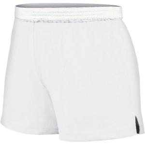 imagechass Practice Knit Cheerleading Shorts Features Elastic WaistbandWhite