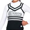 imageDouble Knit Sweetheart Cheer Uniform Shell TopNavy