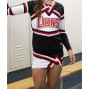 imagechass Sport Legacy Girls Cheerleading Skirt  Cheerleading Uniform in Youth and Adult SizesDark GreenWhiteBlack  Adult Size