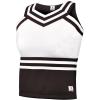 imageDouble Knit Sweetheart Cheer Uniform Shell TopBlack