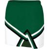 imagechass Sport Legacy Girls Cheerleading Skirt  Cheerleading Uniform in Youth and Adult SizesDark GreenWhiteBlack  Adult Size