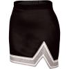 imagechass Womens Blaze SkirtBlackWhiteMet Silver