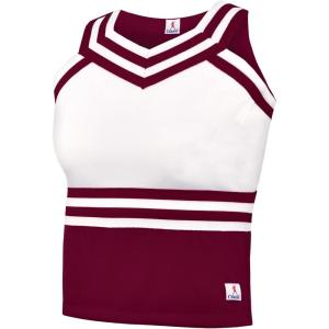 imageDouble Knit Sweetheart Cheer Uniform Shell TopMaroon