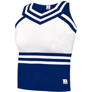 imageDouble Knit Sweetheart Cheer Uniform Shell TopNavy