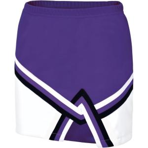 imagechass Sport Legacy Girls Cheerleading Skirt  Cheerleading Uniform in Youth and Adult SizesPurpleWhiteBlack  Adult Size