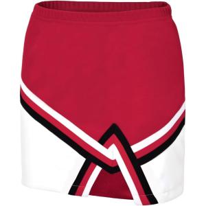 imagechass Sport Legacy Girls Cheerleading Skirt  Cheerleading Uniform in Youth and Adult SizesRedWhiteBlack  Adult Size
