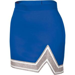 imagechass Womens Blaze SkirtRoyalWhiteMet Silver