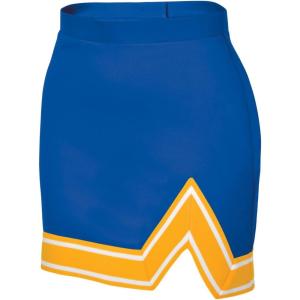 imagechass Womens Blaze SkirtRoyalWhiteYl Gold