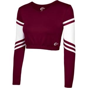 imagechass Womens Performance Classic BodylinerMaroonWhite