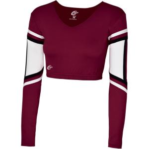 imagechass Womens Performance Legacy BodylinerMaroonWhiteBlack