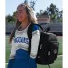 imagechass Cheer Backpack for Cheerleaders  Classic Bag with Padded Straps One Size Dark GreenBlack