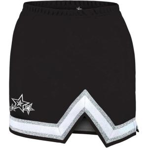 imageExtension Cheerleading Uniform Notched Skirt  Womens SizesBlack