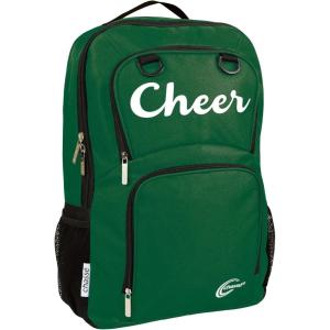 imagechass Girls Primary Cheerleading Backpack  Lightweight Sporting Goods Bag BlackDark Green