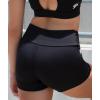 imageCheer VWaist Athletic Shorts for Girls  Soft HighWaist Workout ShortsBlack  Child