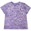 imagechass Cheer Graphic TShirt for Cheerleaders  Vintage Inspired Top with Cheerleading Screen PrintLavender  Adult