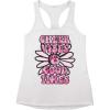 imagechass Cheer Graphic Tank Top for Cheerleaders  Vintage Inspired Summer Top with Cheerleading Screen PrintWhite  Adult