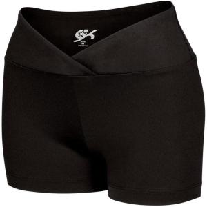 imageCheer VWaist Athletic Shorts for Girls  Soft HighWaist Workout ShortsBlack  Child