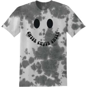 imageGK Cheer Graphic TShirt for Girls  Youth SizesWhiteFrost Gray Tie Dye