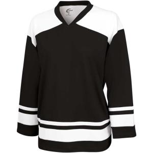 imagechass Cheer Oversized Long Sleeve Hockey Jersey for CheerleadersBlack  Child