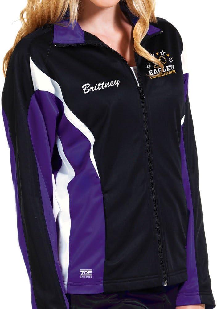 imageBoom Poly Tricot WarmUp Jacket  Youth Girls SizesNavy