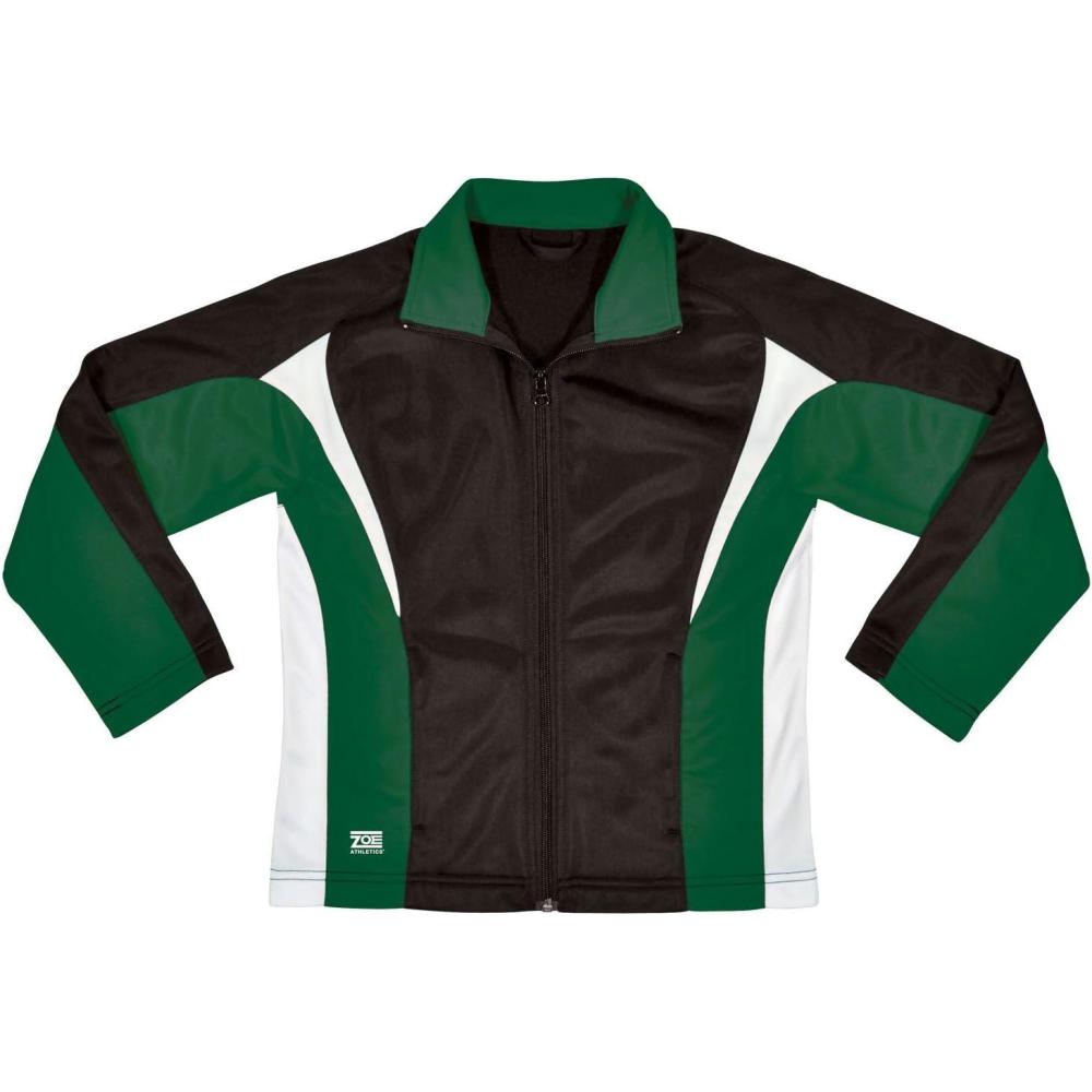 imageBoom Poly Tricot WarmUp Jacket  Youth Girls SizesDark Green