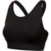 imageGK All Star Cheer Athletic Bra Top for Girls  VBack Twisted Sports Bra with Cut OutBlack  Plus