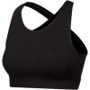 imageGK All Star Cheer Athletic Sports Bra for Girls  Supportive Crossback Bra Top with KeyholeBlack  Plus