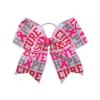 imagechass Jumbo Cheer For The Cause Hair Bow PinkPink