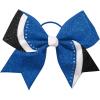 imagechass Rhinestone Swish Performance Hair BowGlitterRoyal