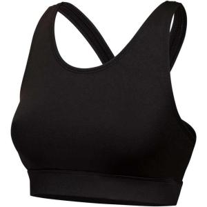 imageGK All Star Cheer Athletic Bra Top for Girls  VBack Twisted Sports Bra with Cut OutBlack  Plus