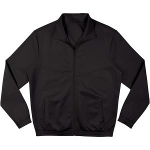 imageGK Basic Athletic Warmup Jacket for Women or Men Adult SizesBlack