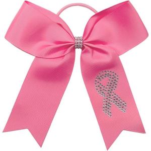 imagechass Pink Awareness Ribbon Hair BowPink