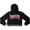 imagechass Cheer Graphic Sweatshirt for Cheerleaders  Vintage Inspired Hoodie with Cheerleading Screen PrintBlack  Adult