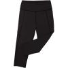 imageGK Basic Athletic Legging  HighWaisted HighPerformance Capri with Bonded Pockets for Women  Adult SizesBlack