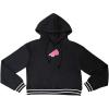 imagechass Cheer Graphic Sweatshirt for Cheerleaders  Vintage Inspired Hoodie with Cheerleading Screen PrintBlack  Adult