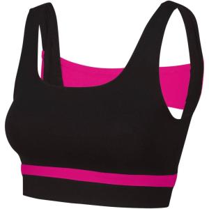 imageGK All Star Contrast Band Bra Top PLUS SIZESBerry