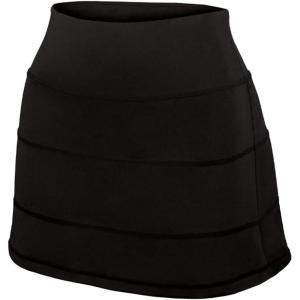imageGK Pleated Athletic Skirt with Builtin Short and Zipper Pocket for Women  Adult SizesBlack