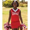 imageIon Cheerleading Uniform Top for Girls  VNeck Tank Cheer Shell TopRed  Adult