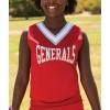 imageIon Cheerleading Uniform Top for Girls  VNeck Tank Cheer Shell TopRed  Child