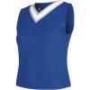imageIon Cheerleading Uniform Top for Girls  VNeck Tank Cheer Shell TopRoyal  Child