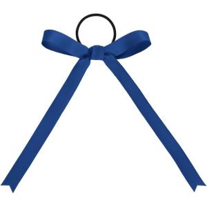 imagechass Cheerleading Hair Bows  6quot Traditional Hair Ribbon Accessory for Cheerleaders with Attached Hair TieTrue Royal