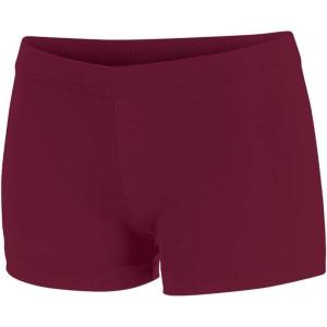 imagechass Girls BoyCut Cheerleading Briefs Soft MidRise Athletic Shorts Perfect For Layering Adult SizesMaroon 20