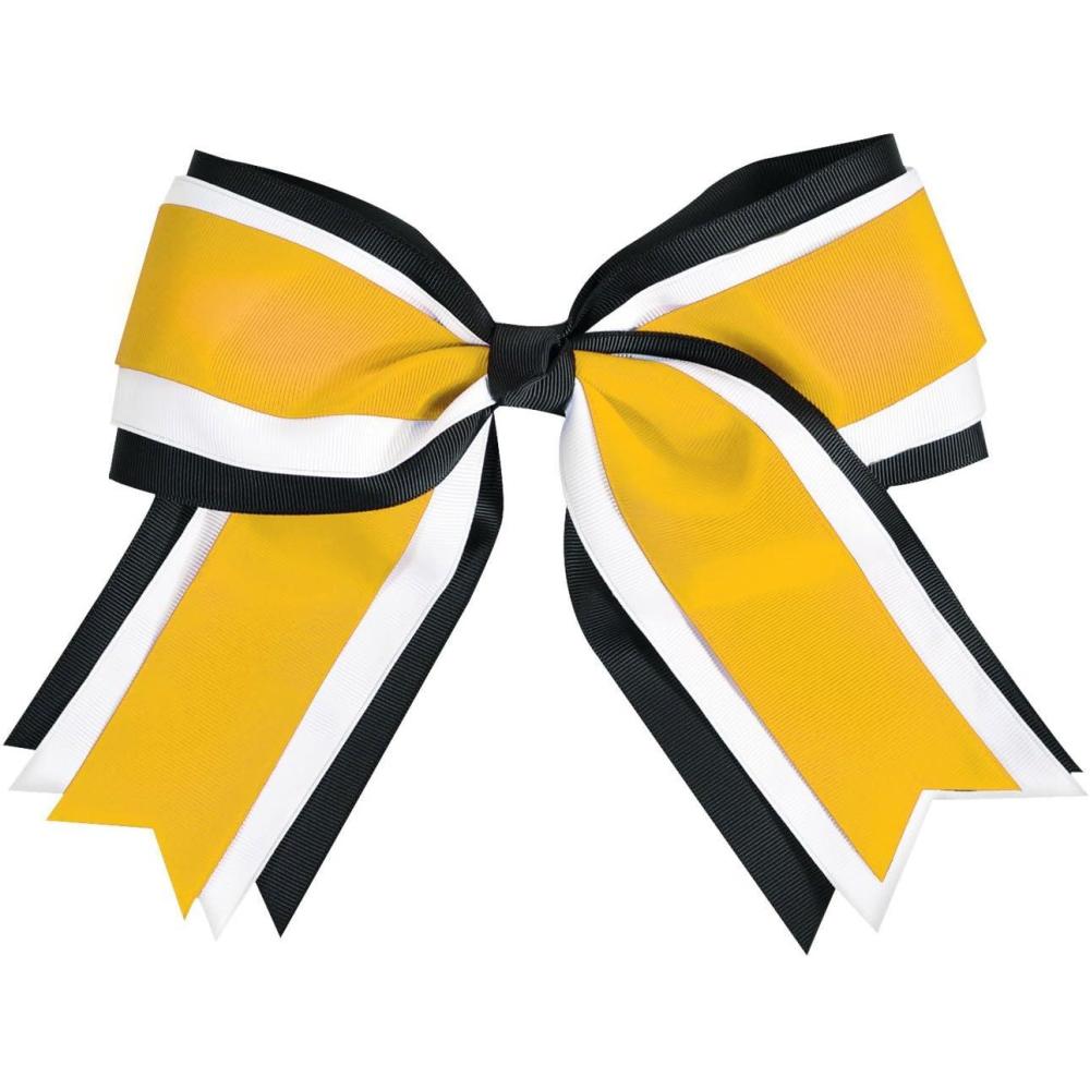 imageJumbo 3 Color Cheer Hair BowGold